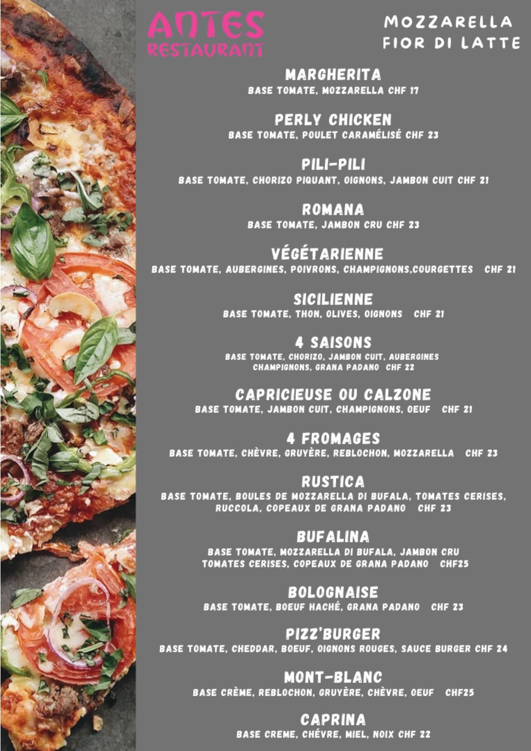 pizzas